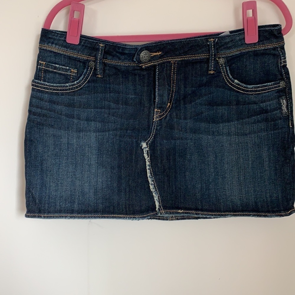 SILVER JEANS MINI SKIRT WOMEN SIZE 30 W